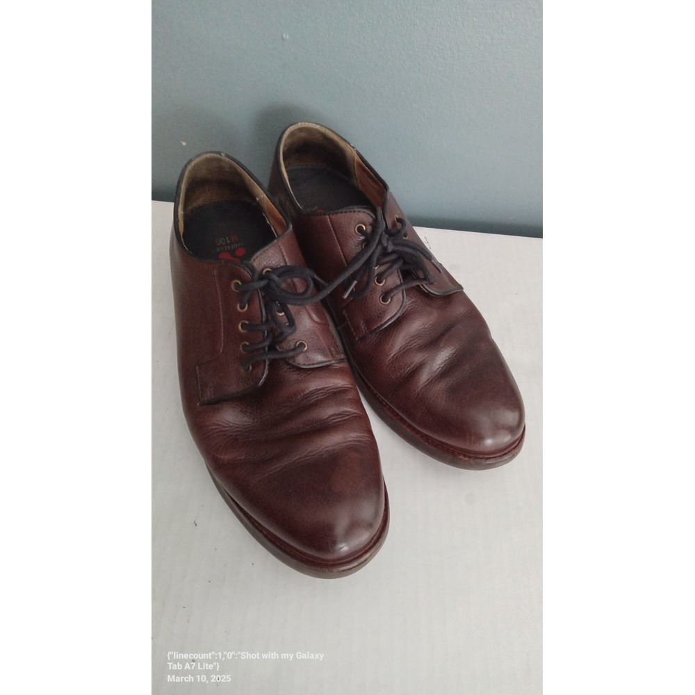 Samuel Hubbard Casual Walking Shoe Free Cordovan Leather Vibram Men's Size 11M